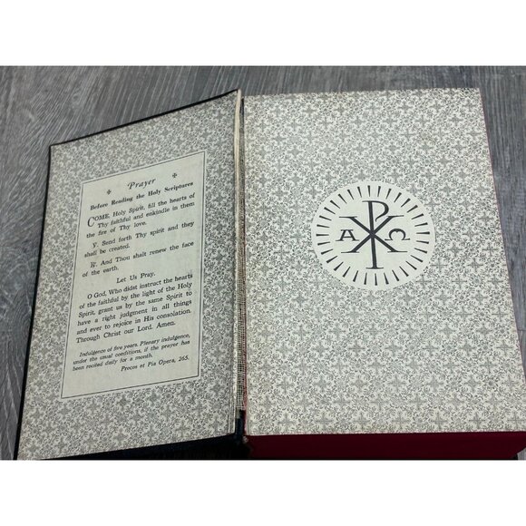 Catholic Edition Holy Bible 1957 Douay Version & Confraternity Emboss Cover - Picture 3 of 9